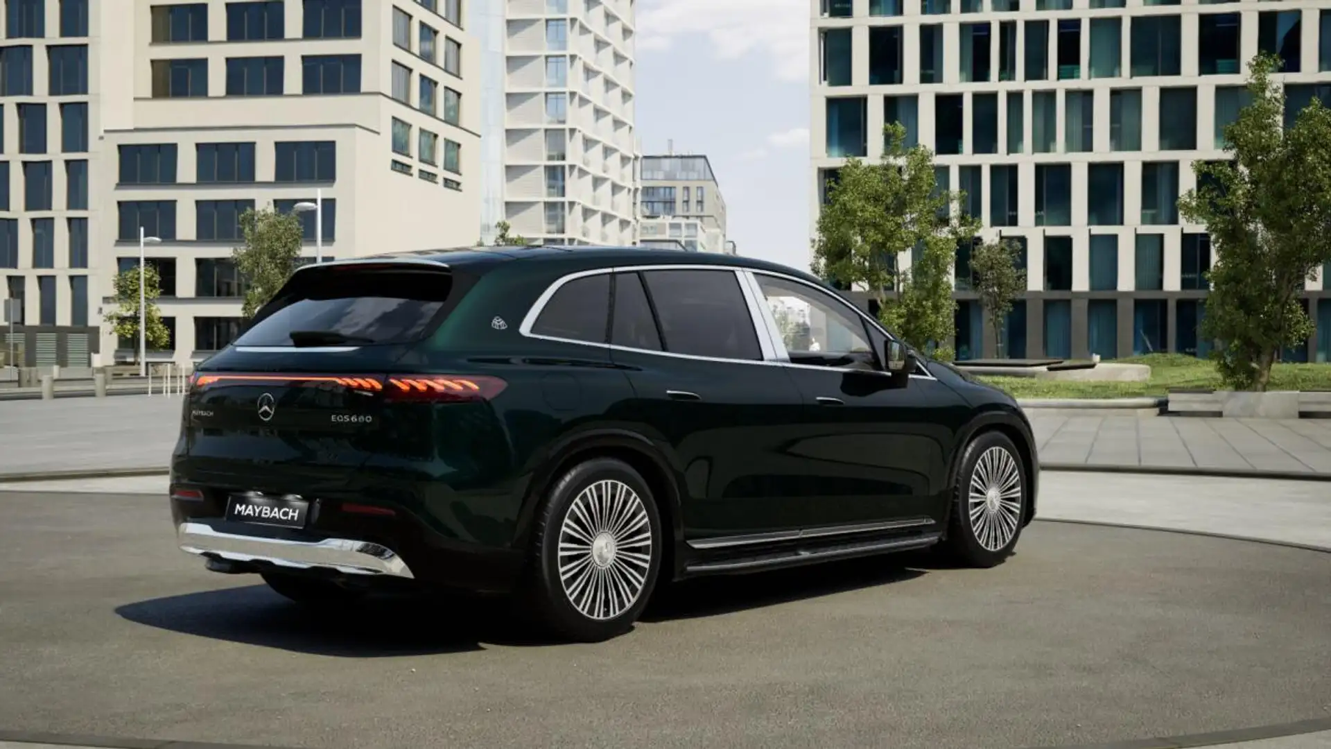 Mercedes-Benz EQS Maybach Smaragdgrün inkl. Wartung / First Class Fo Grün - 2