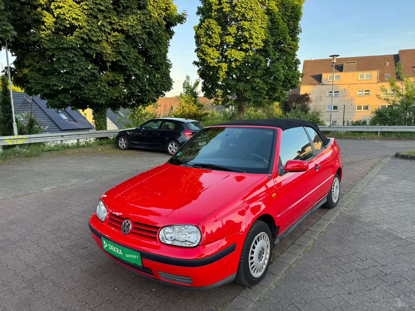 Volkswagen Golf Cabriolet Cabrio 1.9 TDI Comfortline RENTNERFAHRZEUG.TOP Roşu - 2