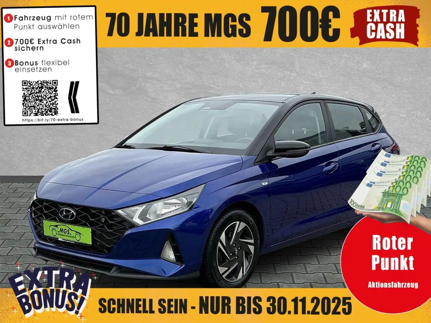 Hyundai i20 Trend Mild-Hybrid #BT #SITZHEIZUNG #KAMERA Bleu - 1