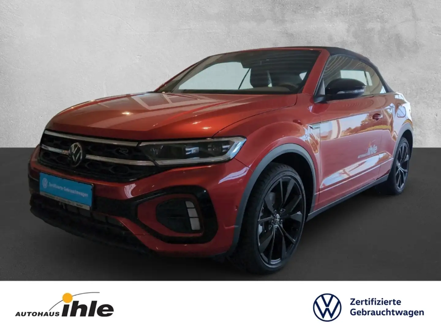 Volkswagen T-Roc Cabriolet 1,5 TSI DSG R-Line Black Style AHK+ACC Red - 1