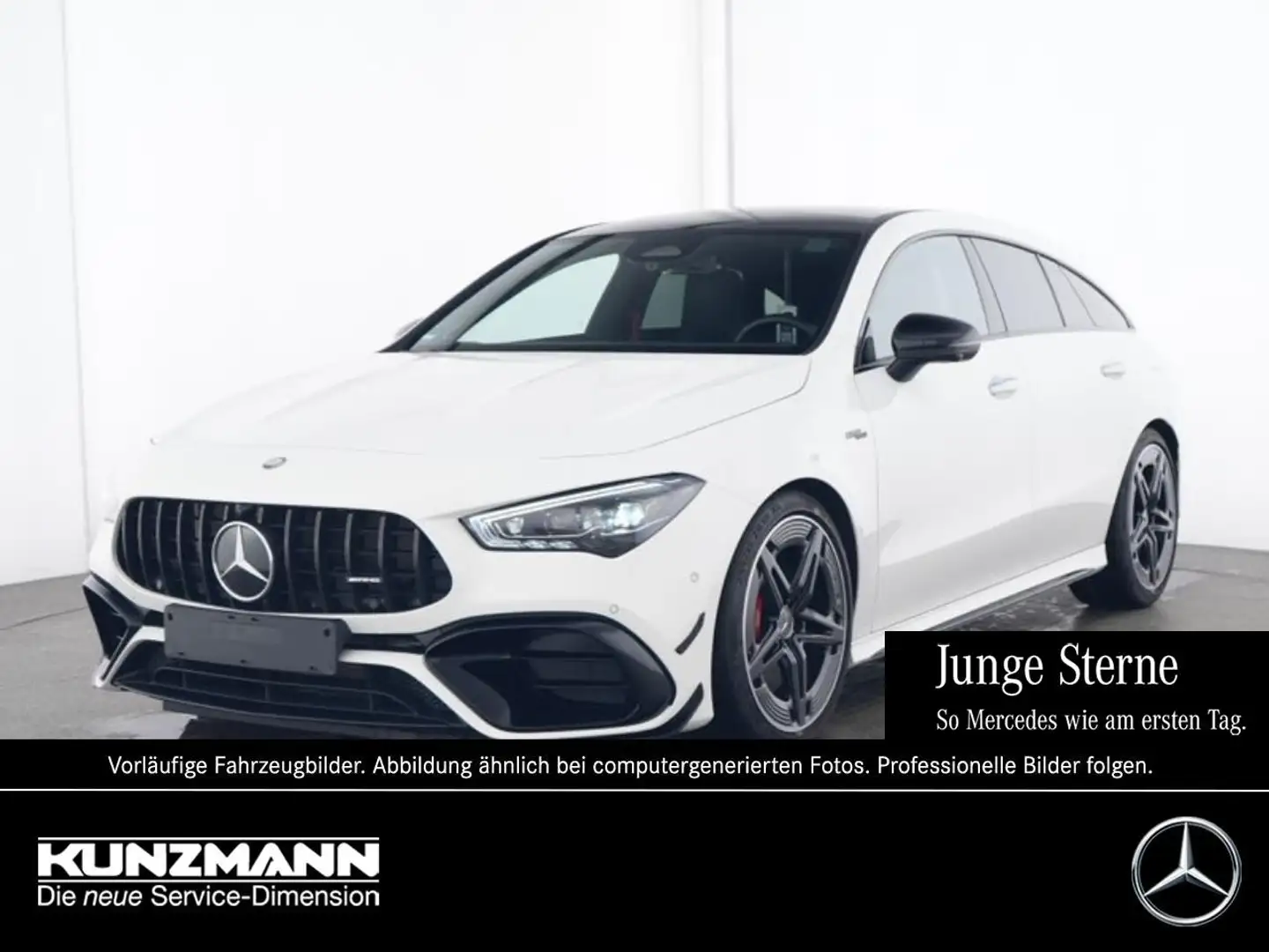 Mercedes-Benz CLA 45 AMG S 4M+ SB Night Panorama HeadUp 360° Bianco - 1
