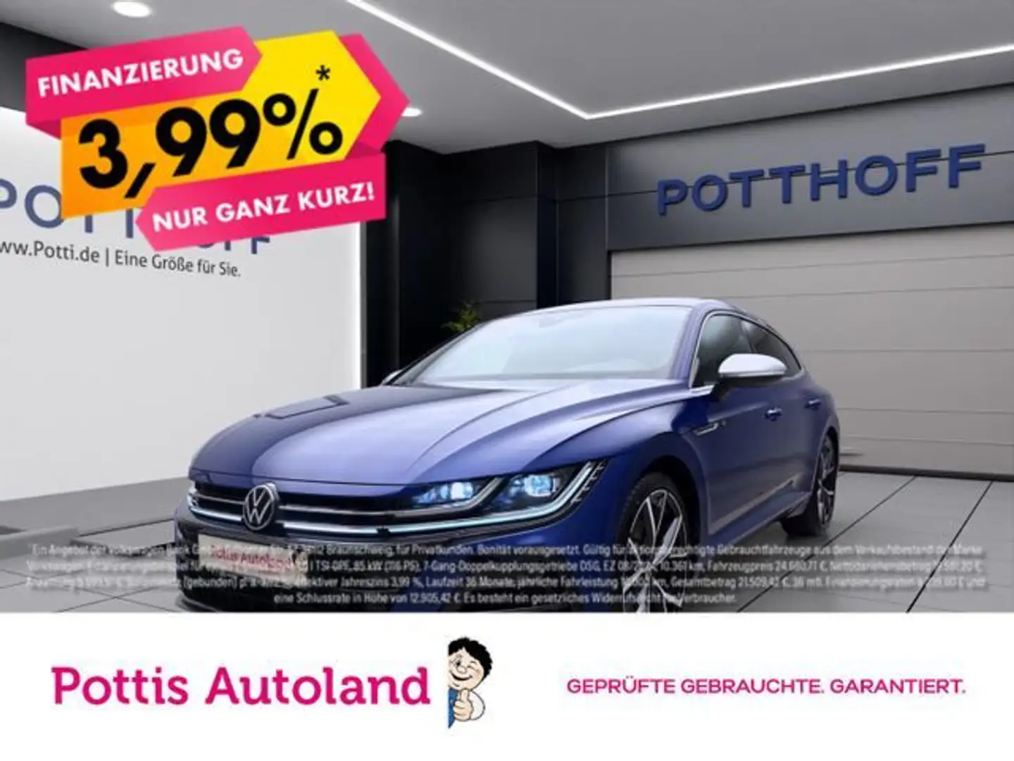 Volkswagen Arteon 2.0 TSI DSG 4M R NAVI KAME Bleu - 1
