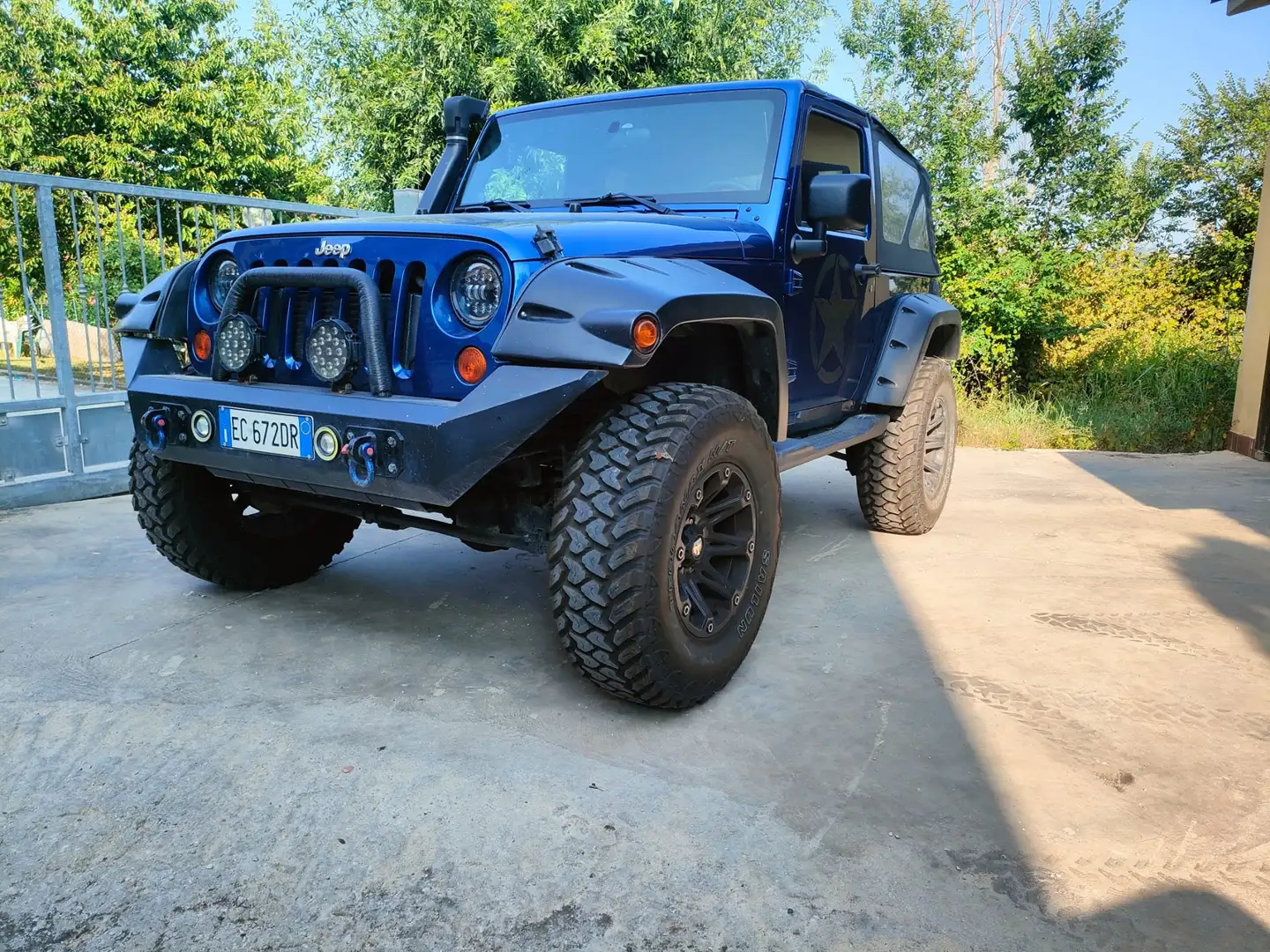 Jeep Wrangler Wrangler III  3p 2.8 crd Sahara auto dpf Blu/Azzurro - 1