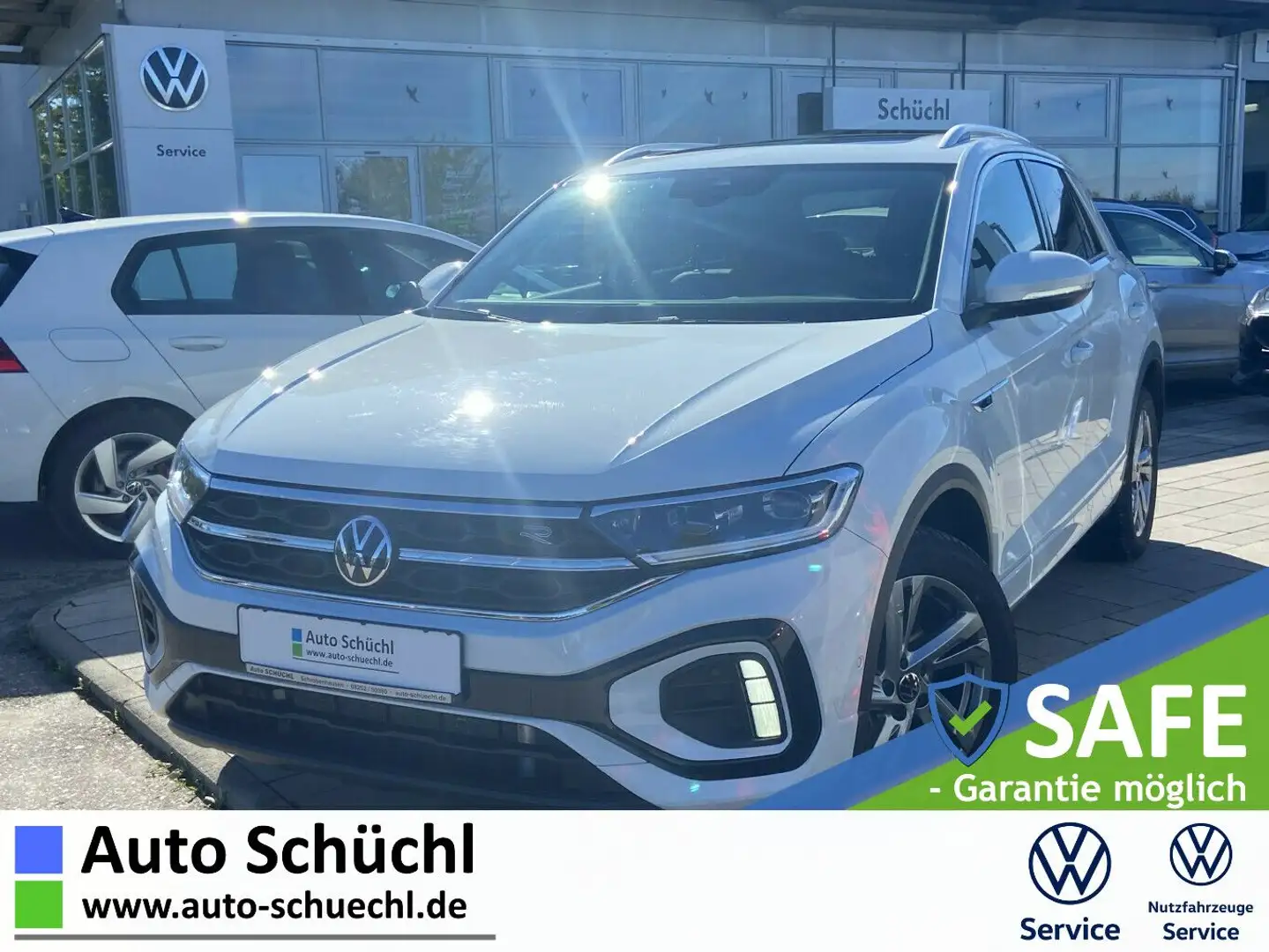 Volkswagen T-Roc 1.5 TSI DSG R-LINE 17"+IQ.DRIVE+TRAVELASSI Weiß - 1