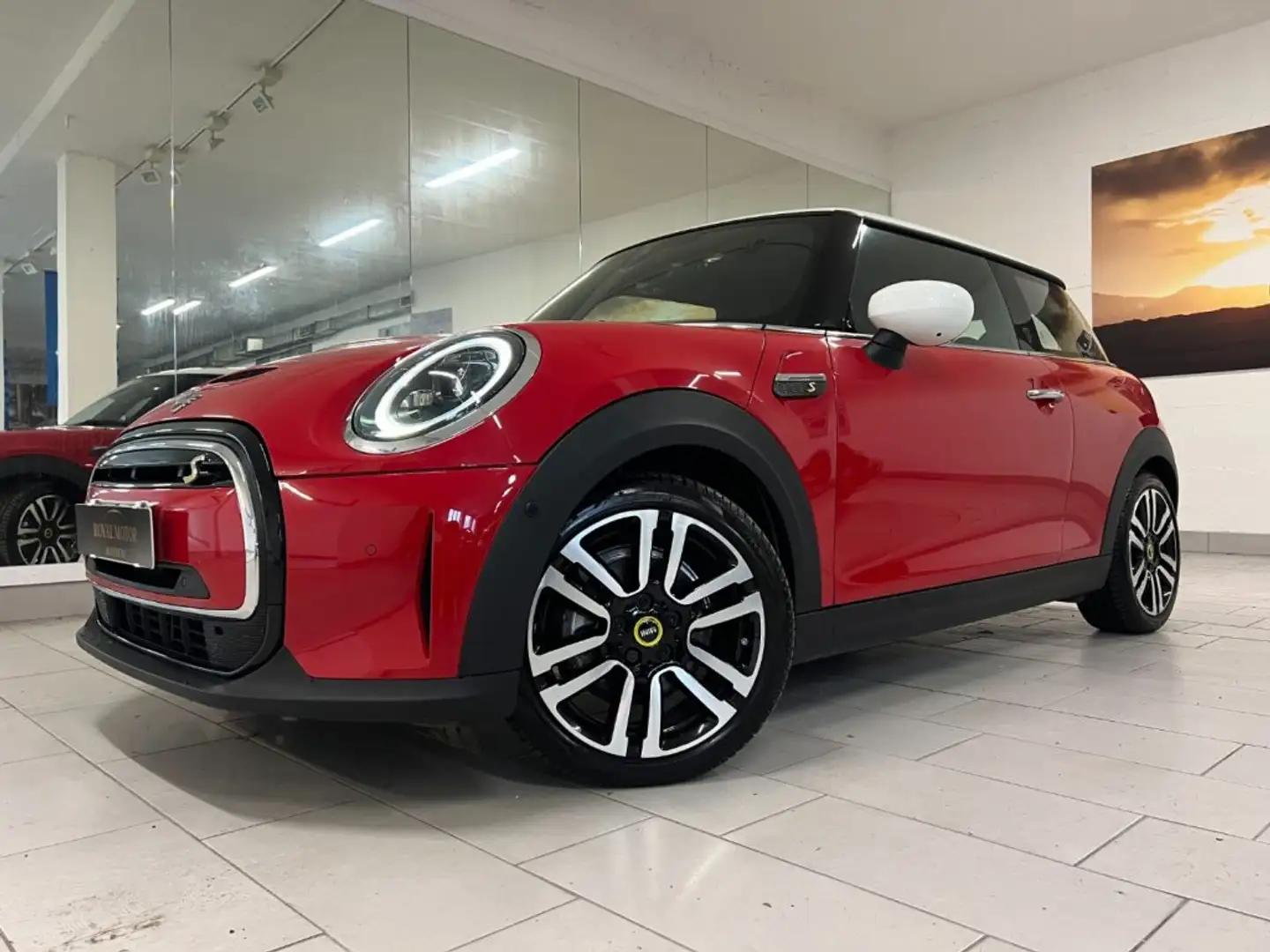 MINI Cooper SE Yours CHILI RED !! PELLE/HAED UP/ HARMAN KARDON !! Roşu - 1