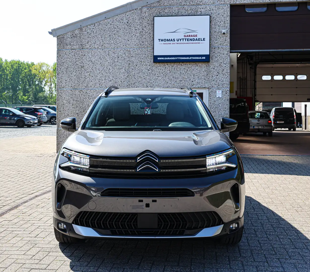Citroen C5 Aircross SHINE-UITVOERING*AUTOMAAT*CAMERA*HALF-LEDER* Gris - 2