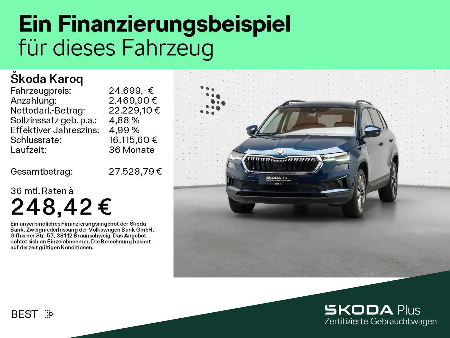 Skoda Karoq 2.0 TDI DSG TOUR*MATRIX*AHK*KESSY*VIRTUAL* Blue - 2