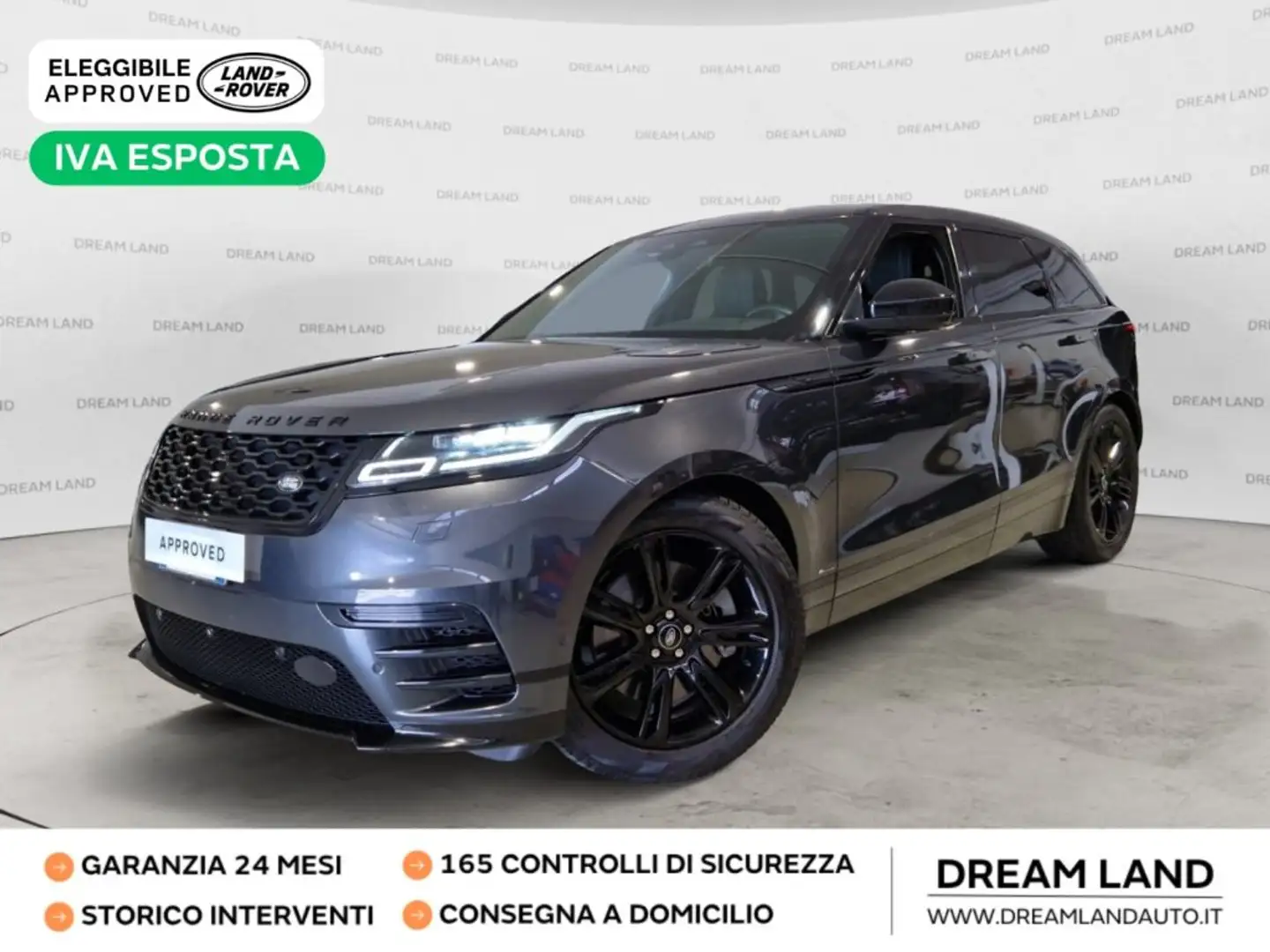 Land Rover Range Rover Velar 3.0D l6 300 CV R-Dynamic GARANZIA 24 MESI Grigio - 1