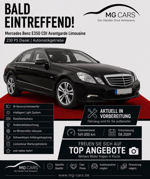 Mercedes-Benz E 350 CDI~Avantgarde~Kamera~AHK~Bi-Xenon~Navi!