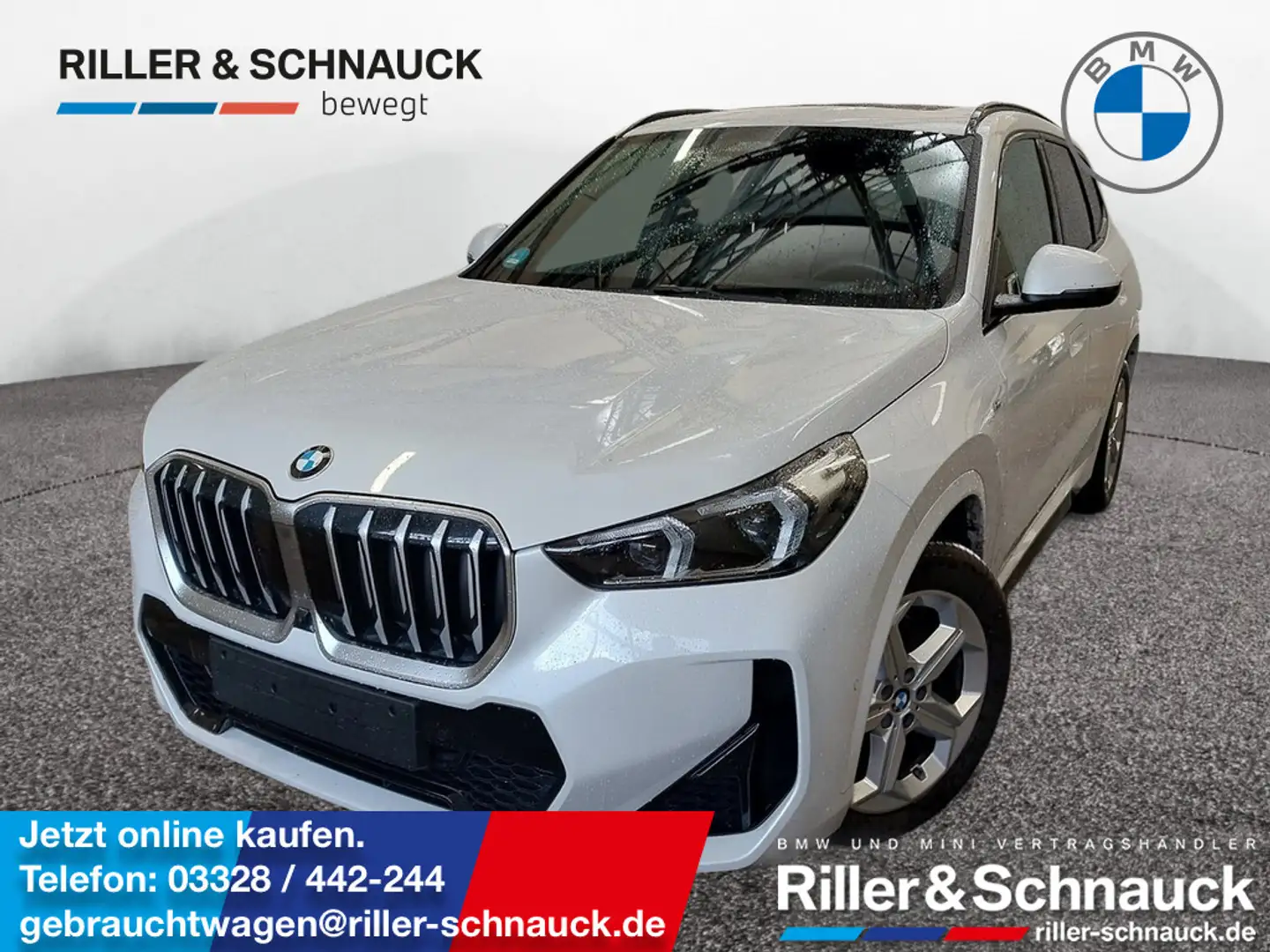 BMW X1 sDrive 20i M Sport PANO+HUD+ACC+30°KAM Blanc - 1
