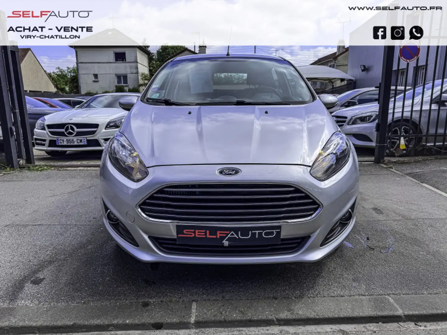 Ford Fiesta 1.0 ECOBOOST 100CH STOP\u0026START TREND 5P Gris - 2