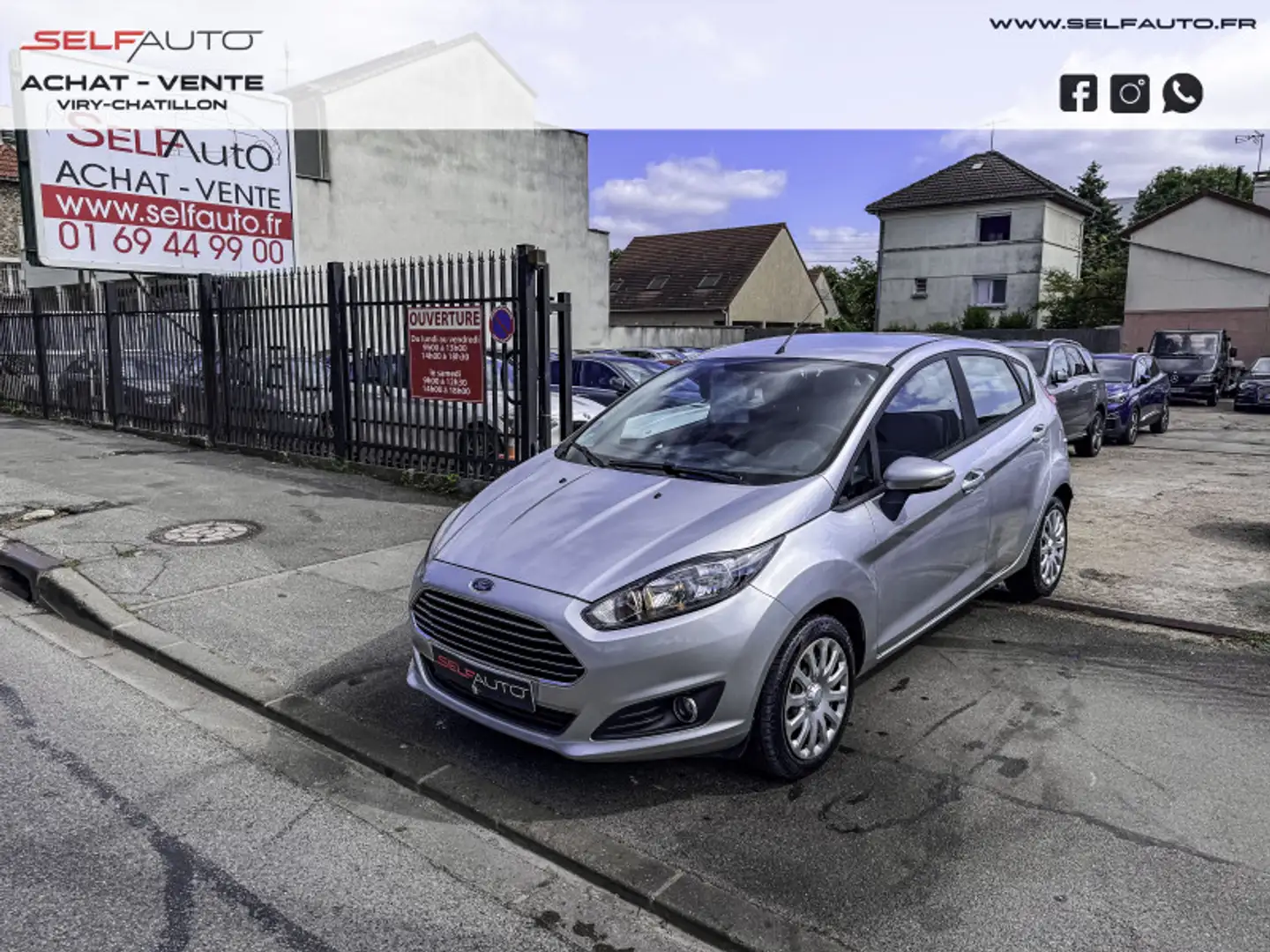 Ford Fiesta 1.0 ECOBOOST 100CH STOP\u0026START TREND 5P Gris - 1