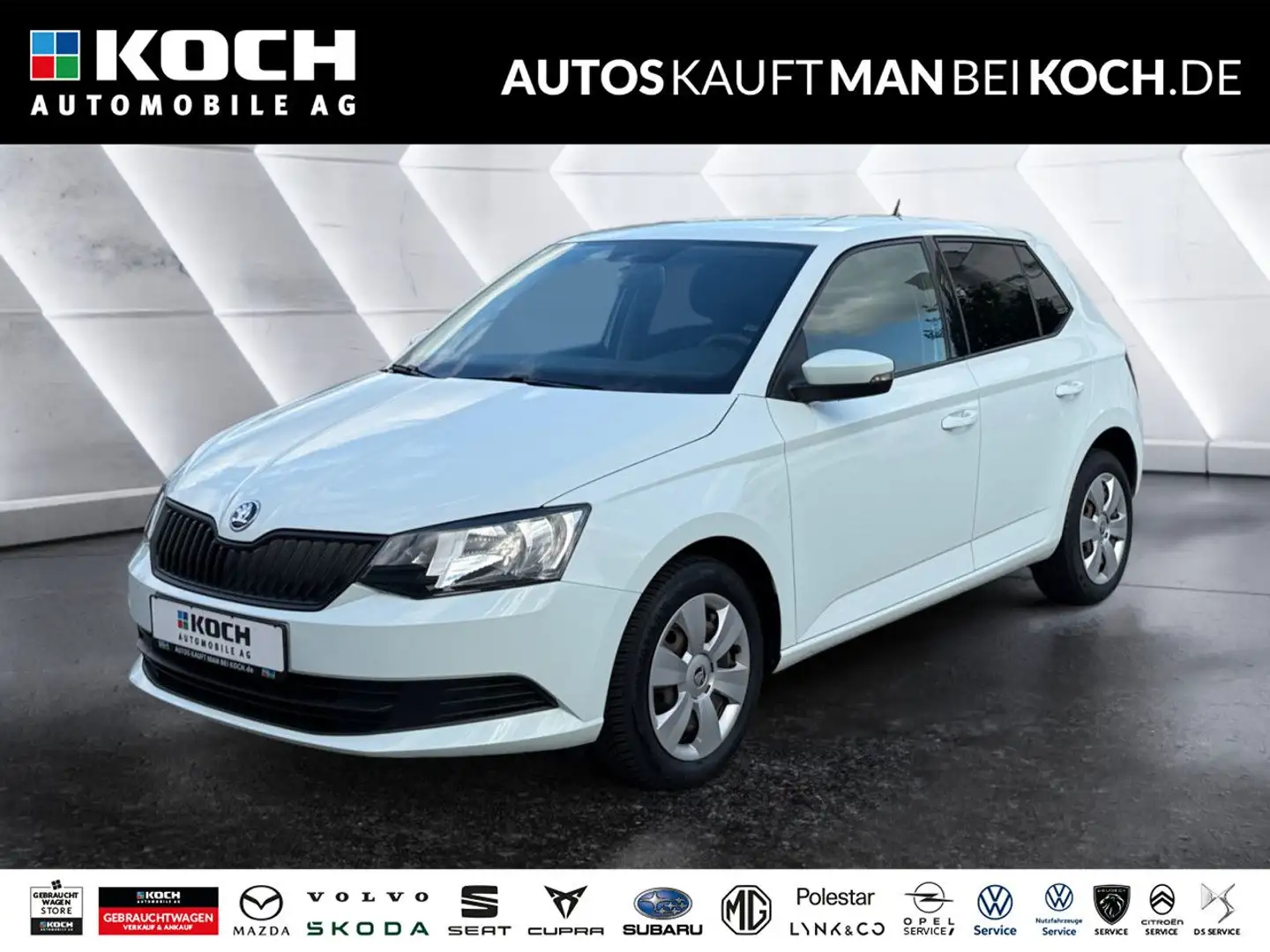 Skoda Fabia III 1.0 MPI Allwetter SHZ PDC Cool KLIMA Weiß - 1