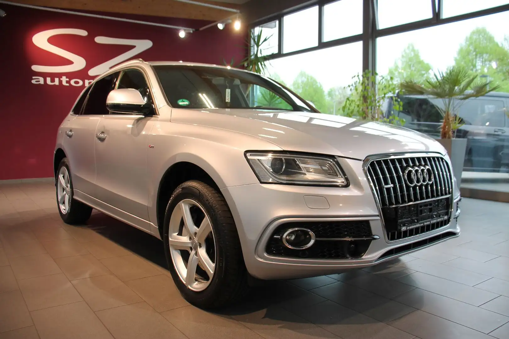 Audi Q5 S-Line 3.0 TDI  quattro ACC AHK SHZ Navi Plateado - 2