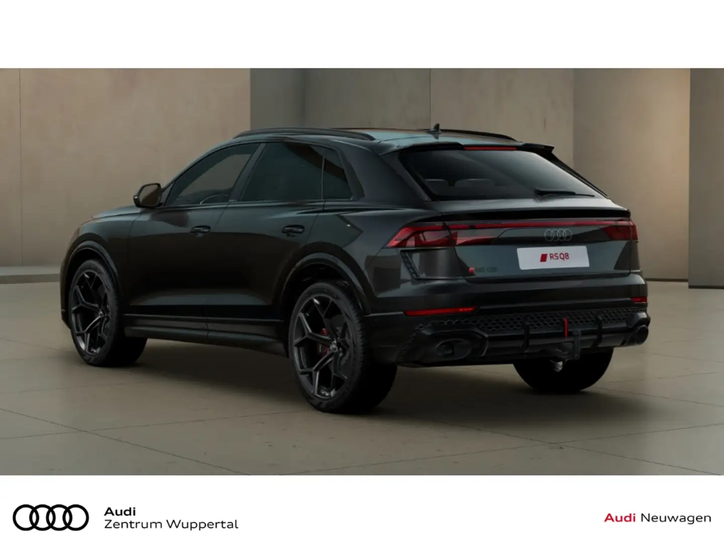 Audi RS Q8 PERFORMANCE 4.0 TFSI PANO LEDER AHK STANDHZG 360KA Schwarz - 2