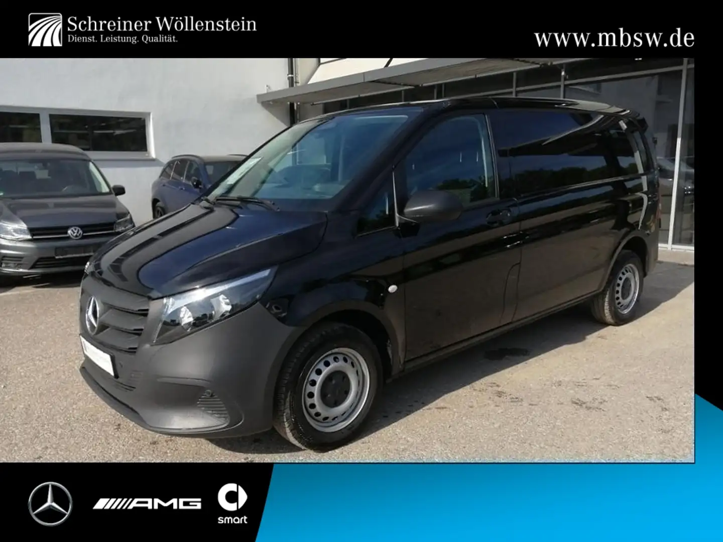 Mercedes-Benz Vito 110 CDI KA kompakt *Facelift* MBUX*Kamera* Schwarz - 1