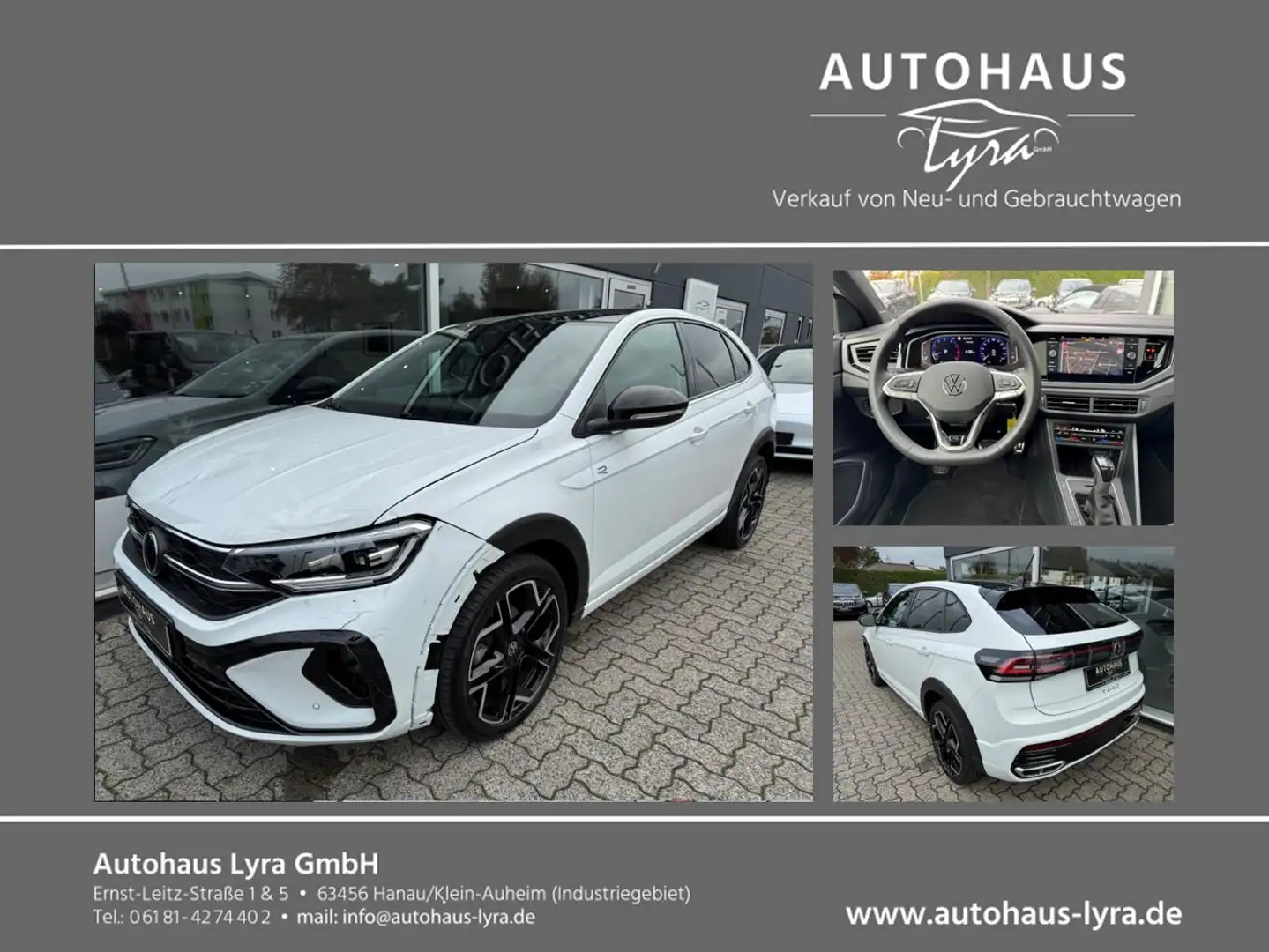 Volkswagen Taigo 1.5 TSI DSG R-Line*IQ-LIGHT*NAVI*PANO*KAM* Weiß - 1