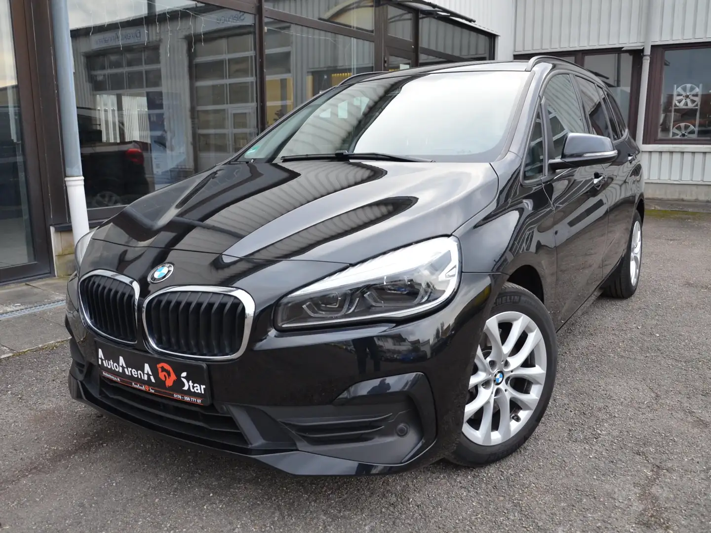 BMW 218 218 d Advantage,Alu,LED,Klima,Navi,PDC,Shz,Tel,Kam Noir - 1