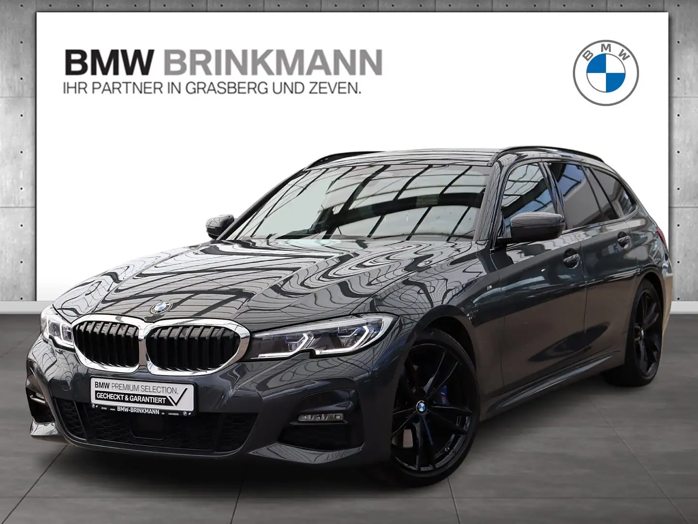BMW 330 d xDrive Touring aut. / M SPORT + AHK + NAVI + HUD Gris - 1