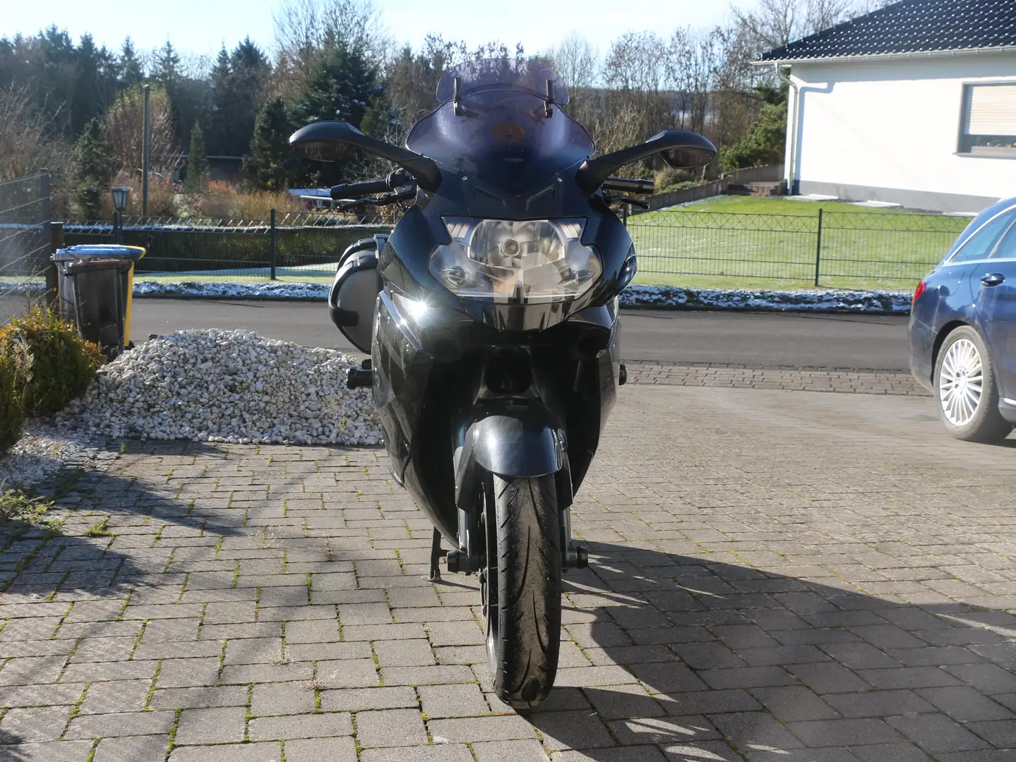 BMW K 1300 S K40 mit Sportkoffer + SB-Lenker tripleblack Carbon Schwarz - 2