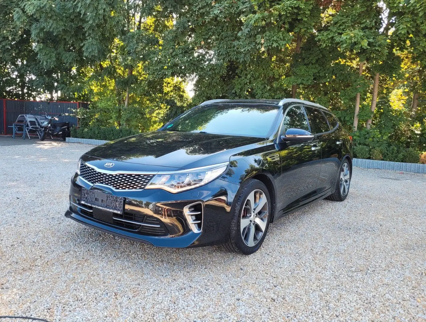 Kia Optima Sportswagon GT*Voll-Ausstattung*TÜV:05/27 Schwarz - 1