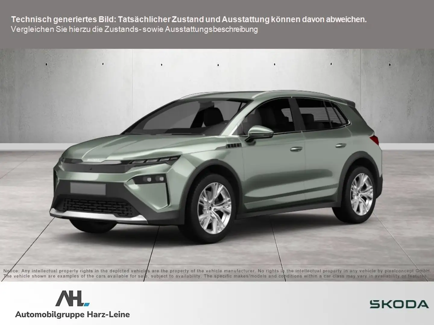 Skoda Elroq 85 82kWh Vert - 1