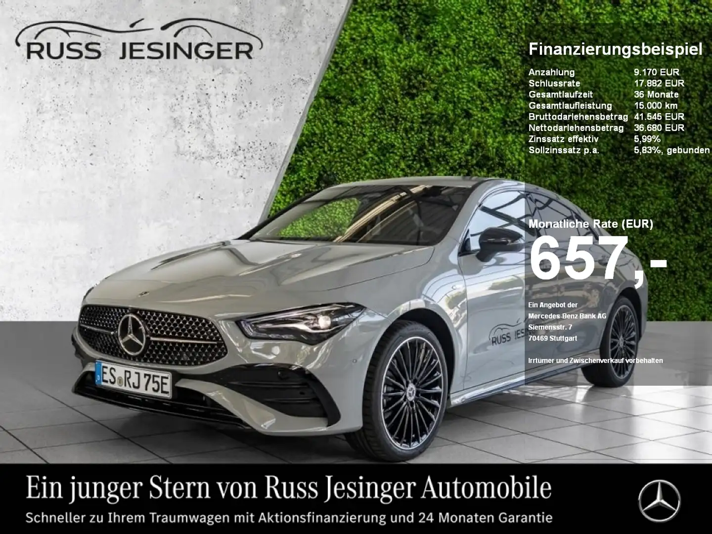 Mercedes-Benz CLA 250 e Special Edition AMG *LED*Burm*Cam*TotW Gris - 1
