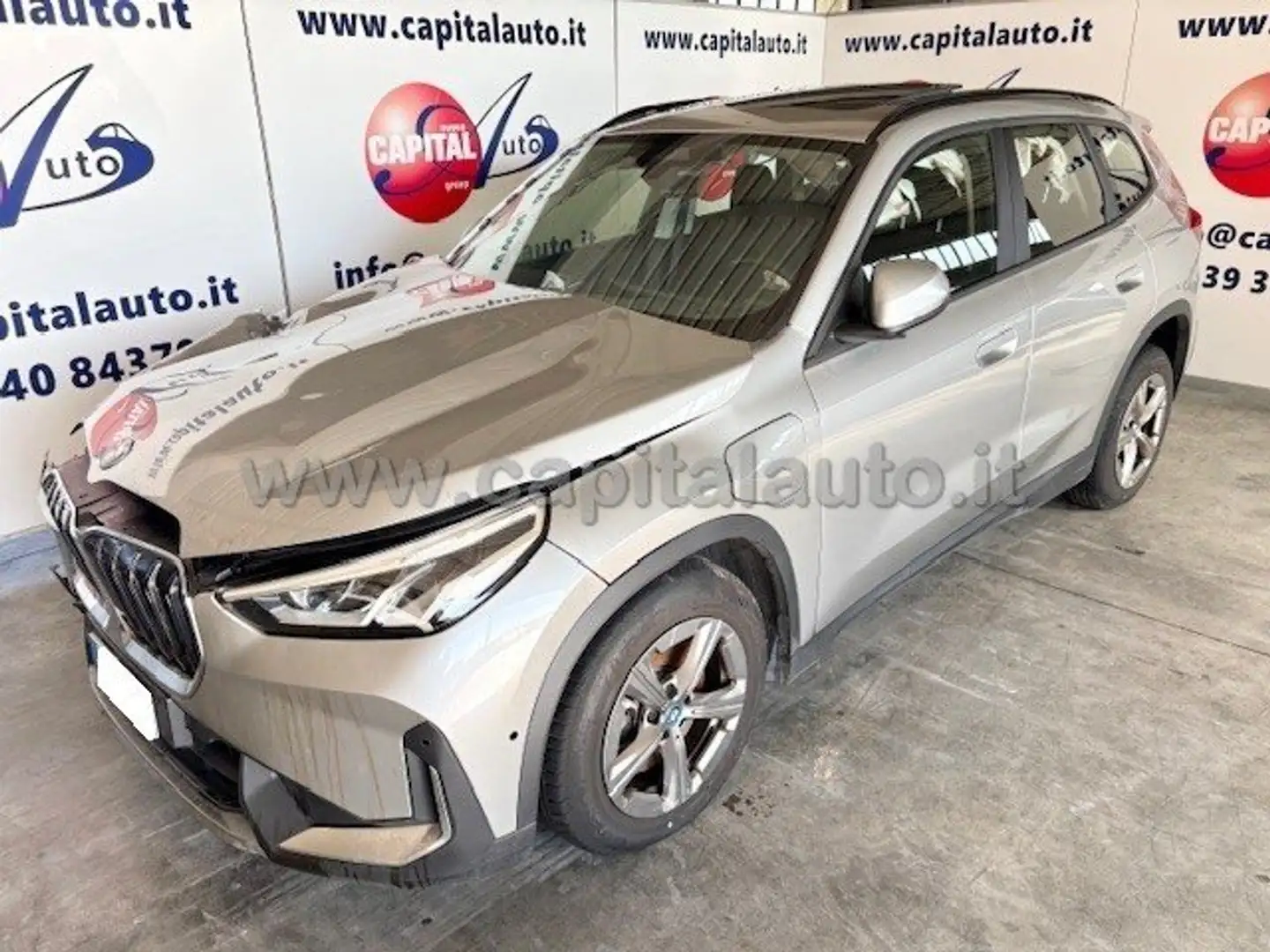 BMW X1 xdrive 30E auto NETTO 17500 TETTO CAMERA Grigio - 1