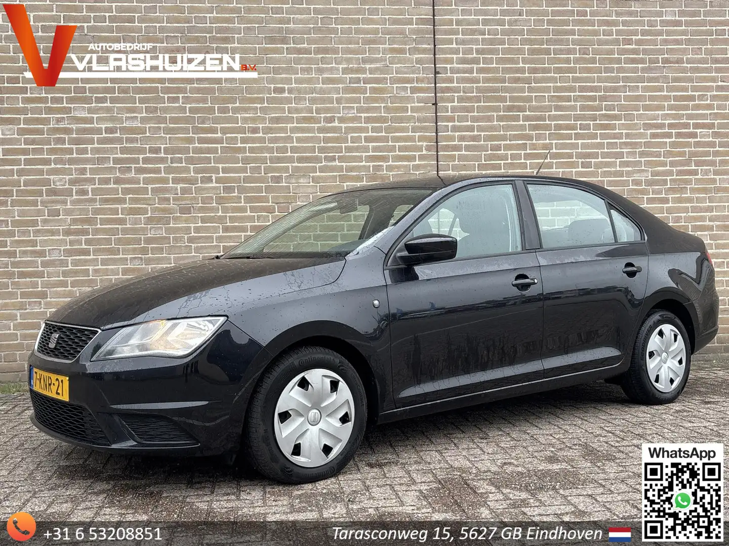 SEAT Toledo 1.6 TDI Reference Ecomotive | Airco | Černá - 1