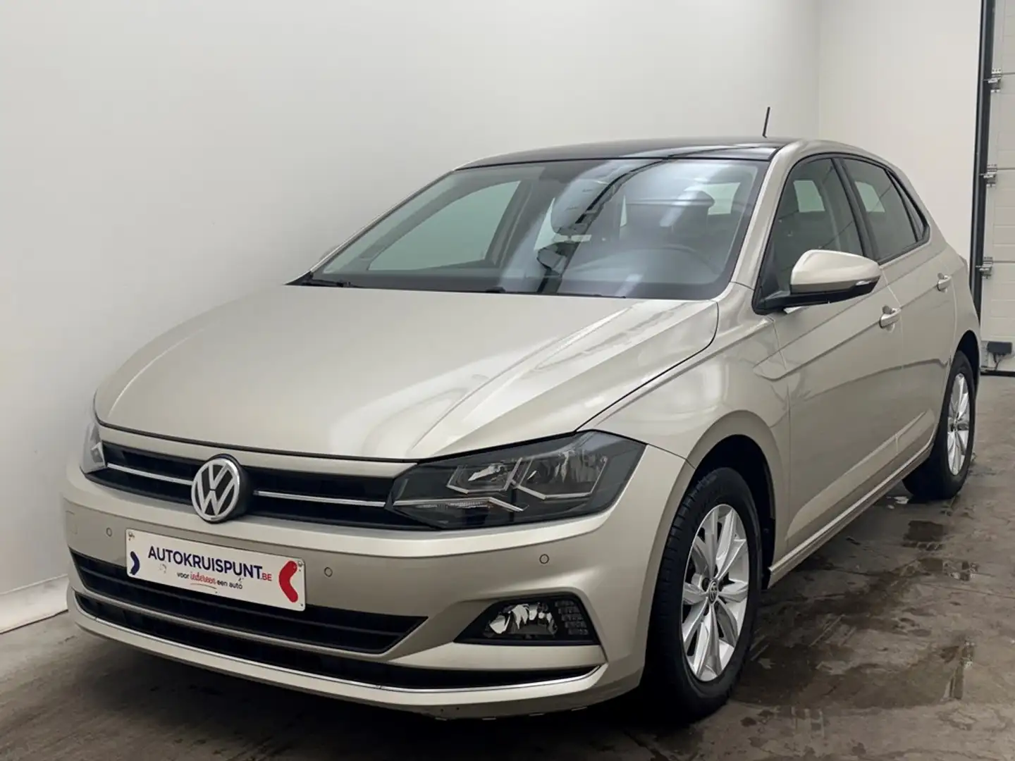 Volkswagen Polo 1.0TSI  Highline GPS Beats Airco Opendak Beige - 1