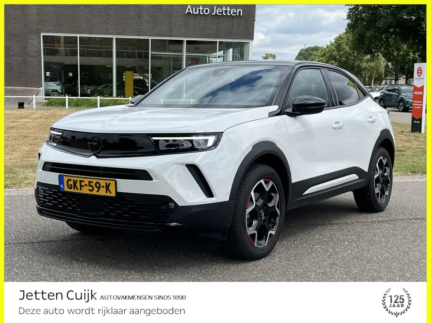 Opel Mokka 1.2 Turbo GS # Rijklaar # Trekhaak | Navi | camera Wit - 1