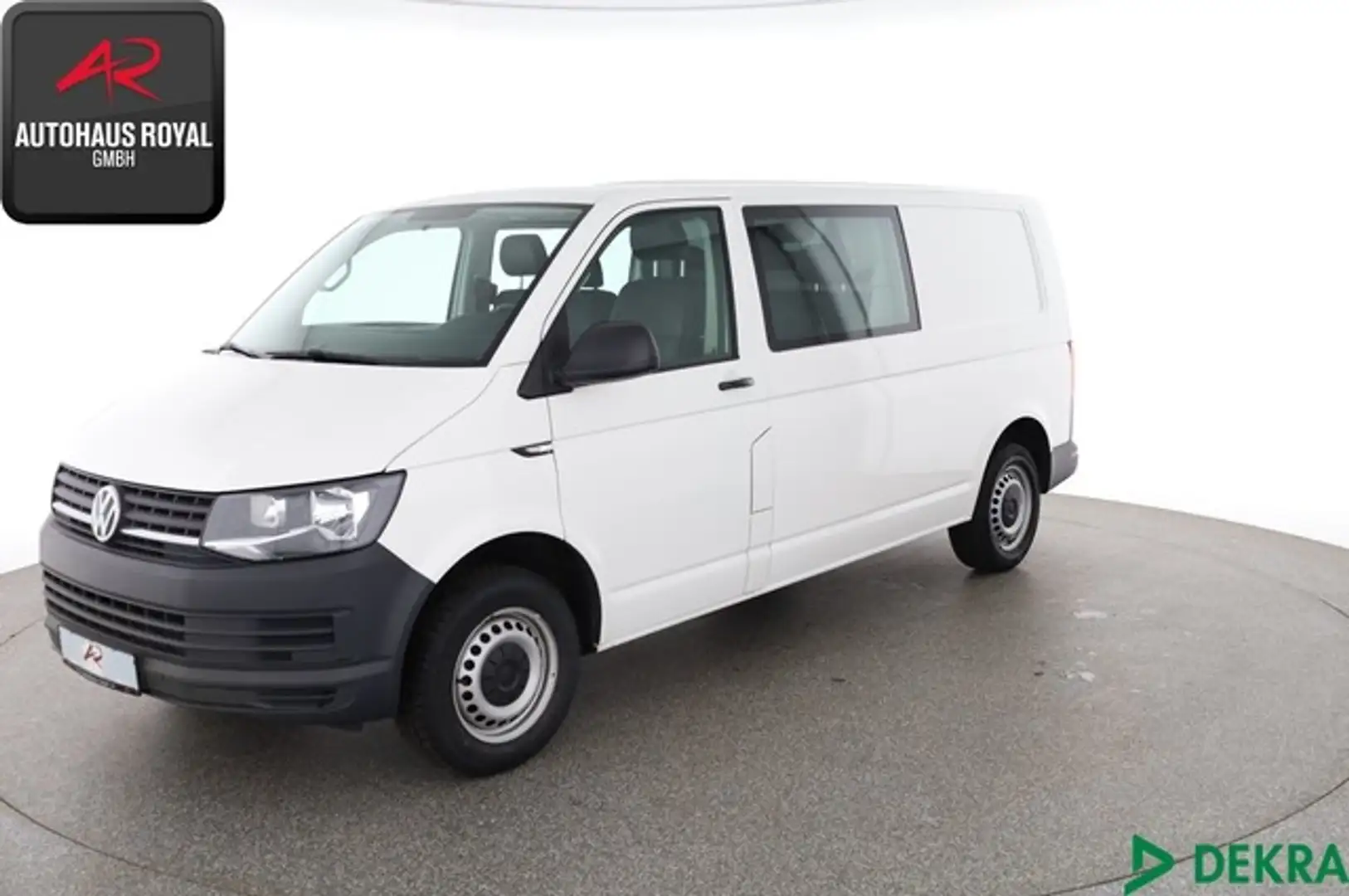 Volkswagen T6 Transporter 2.0 TDI DOKA LANG 6 SITZE 1.HAND Weiß - 1
