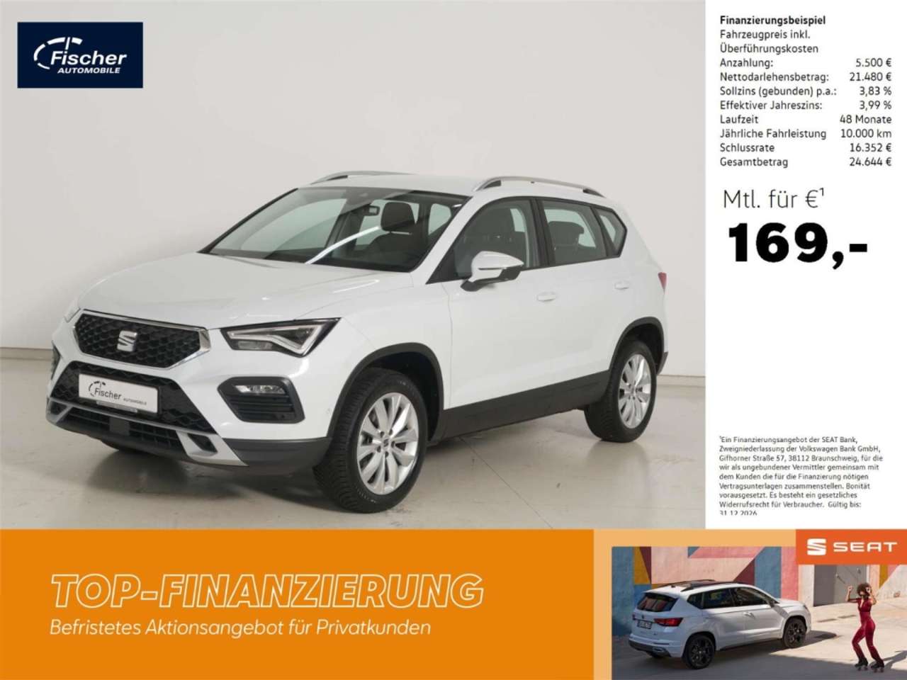 Seat Ateca — Seat Ateca 1.5 TSI DSG Style NAV/Virtual/LED/el.Klappe