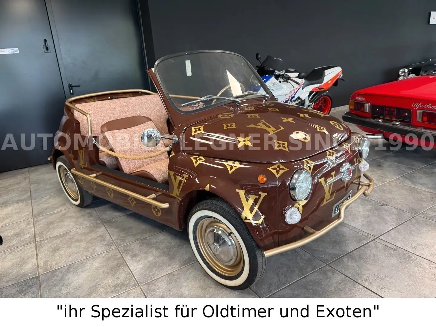 Fiat 500 Jolly Spiaggina Neuaufbau Braun - 1