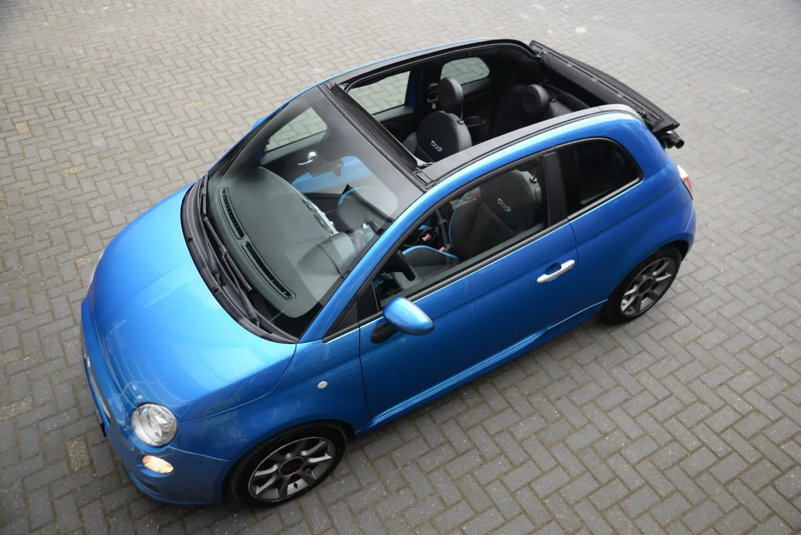 Fiat 500C 0.9 TwinAir Turbo 500S | Cabrio | S Uitvoering | O Blauw - 2