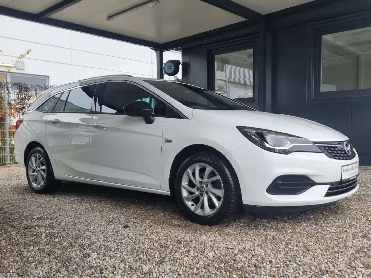 Opel Astra 1.5D AUTOMATIK,MATRIX-LED,AHK,NAVI,DAB Klima Navi Weiß - 2