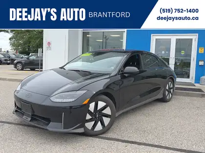 Black 2025 Hyundai Ioniq 6 Sedan 1-Speed Automatic
