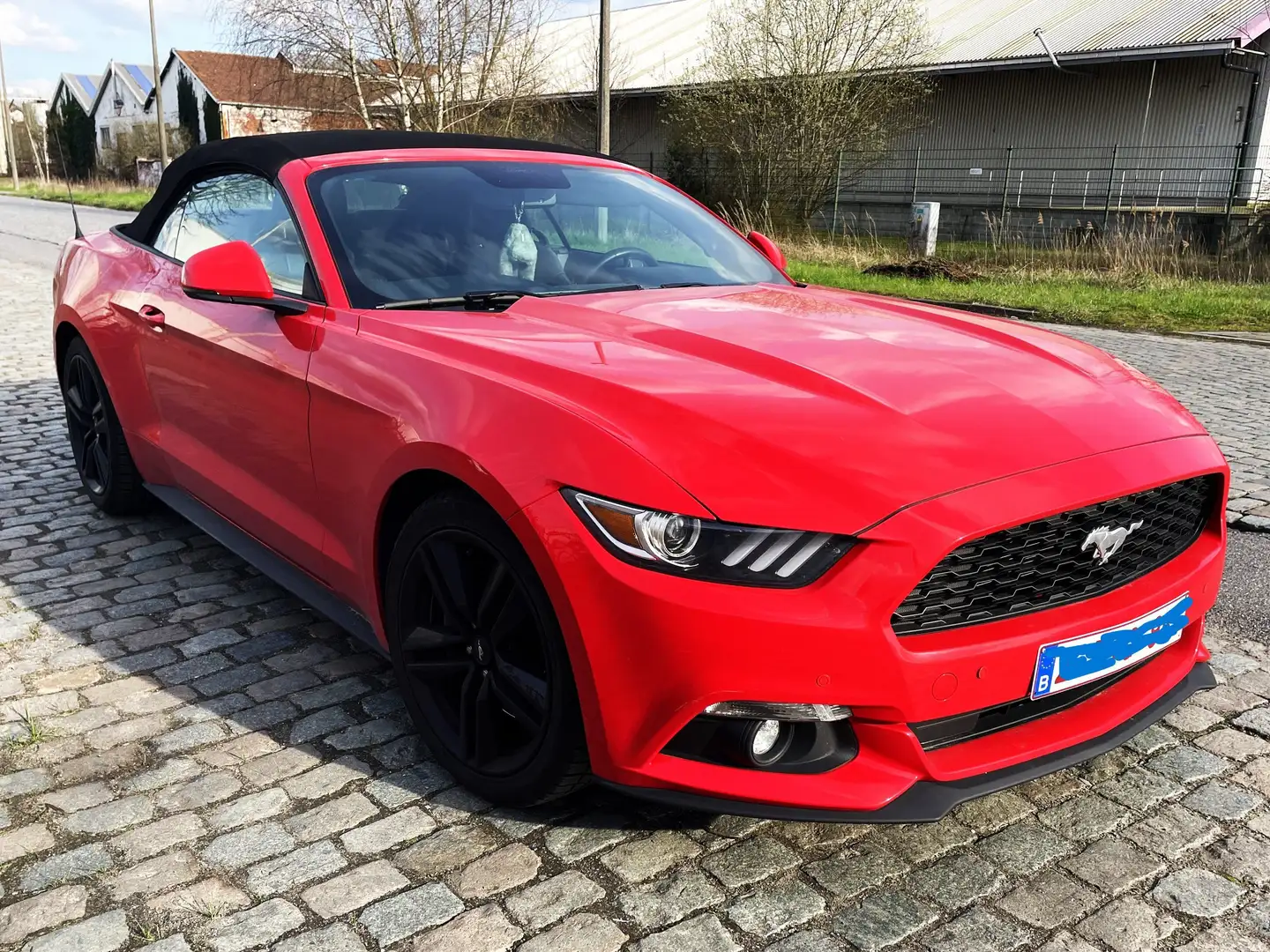 Ford Mustang Mustang Cabrio 2.3 Eco Boost Rouge - 1