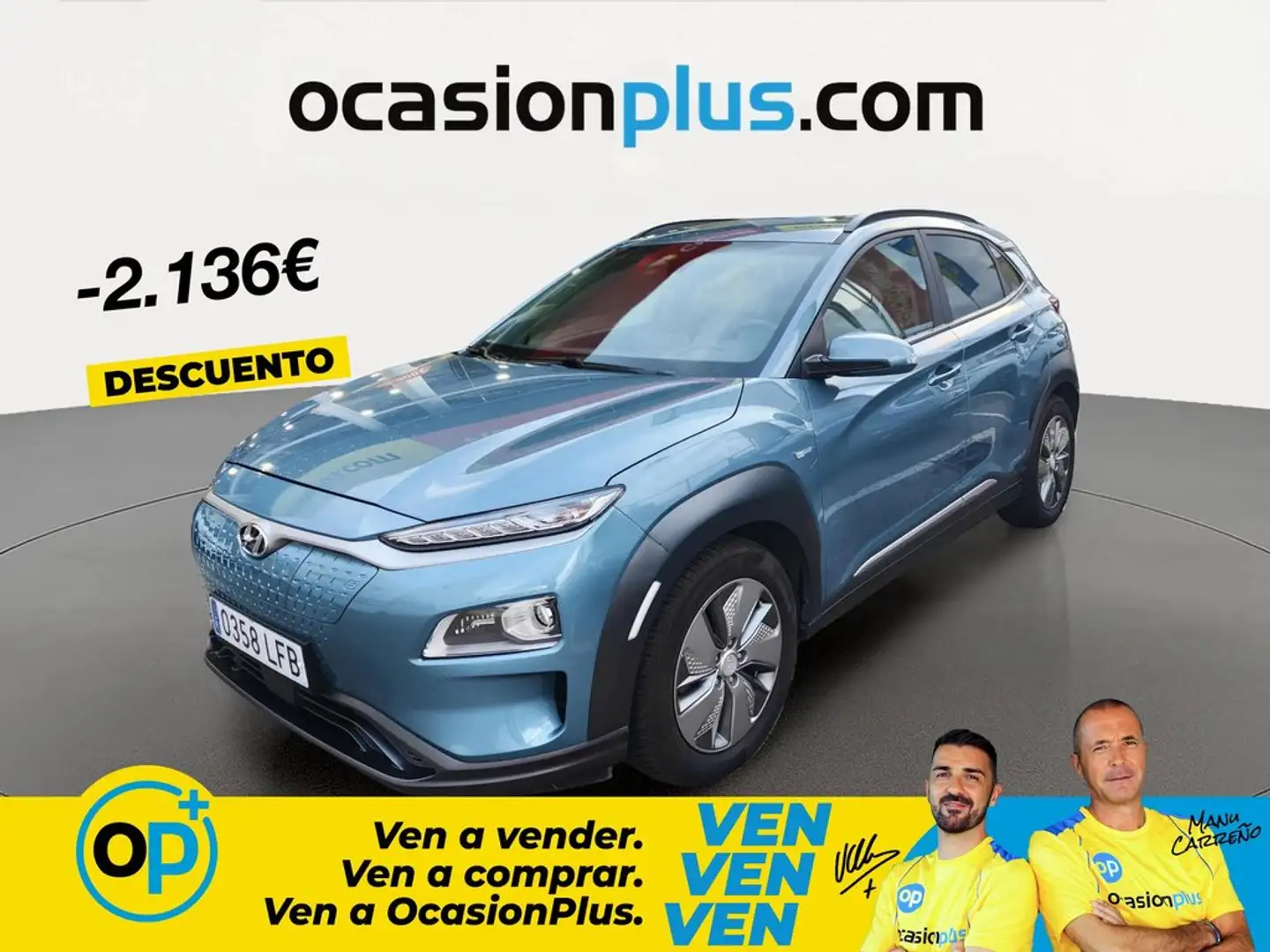 Hyundai KONA EV Tecno 7.2kW 150kW Azul - 1