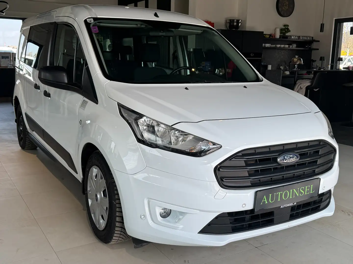 Ford Tourneo Connect L2 DoKa 5 Sitze+2 Schiebetüren+SR&WR Weiß - 2