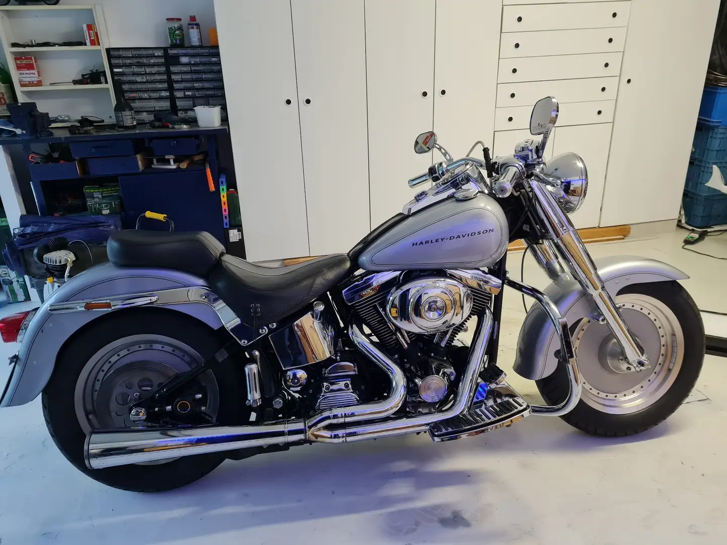 Harley-Davidson Fat Boy Dimond edition Gris - 1