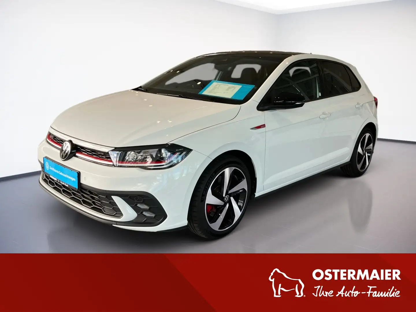 Volkswagen Polo GTI 2.0TSI 207PS DSG ACC.IQ.LIGHT.2xPDC.NAVI.SHZG Blanc - 1