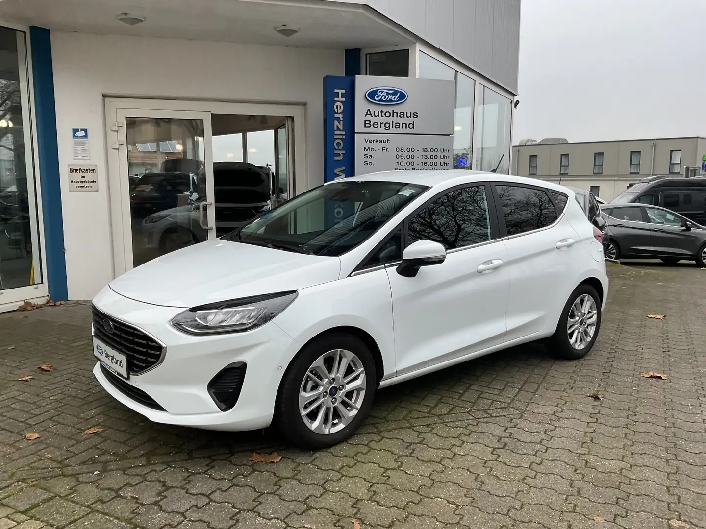 Ford Fiesta Titanium X MHEV *LED*RFK*SHZ*Ke*NAVI*GRA* Weiß - 1