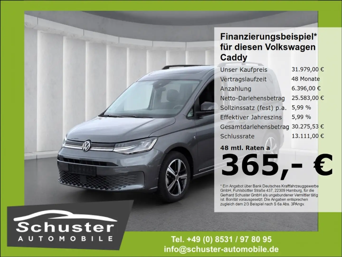 Volkswagen Caddy DARK LABEL 2.0TDI*StandHzg Panodach R-Kam Grau - 1
