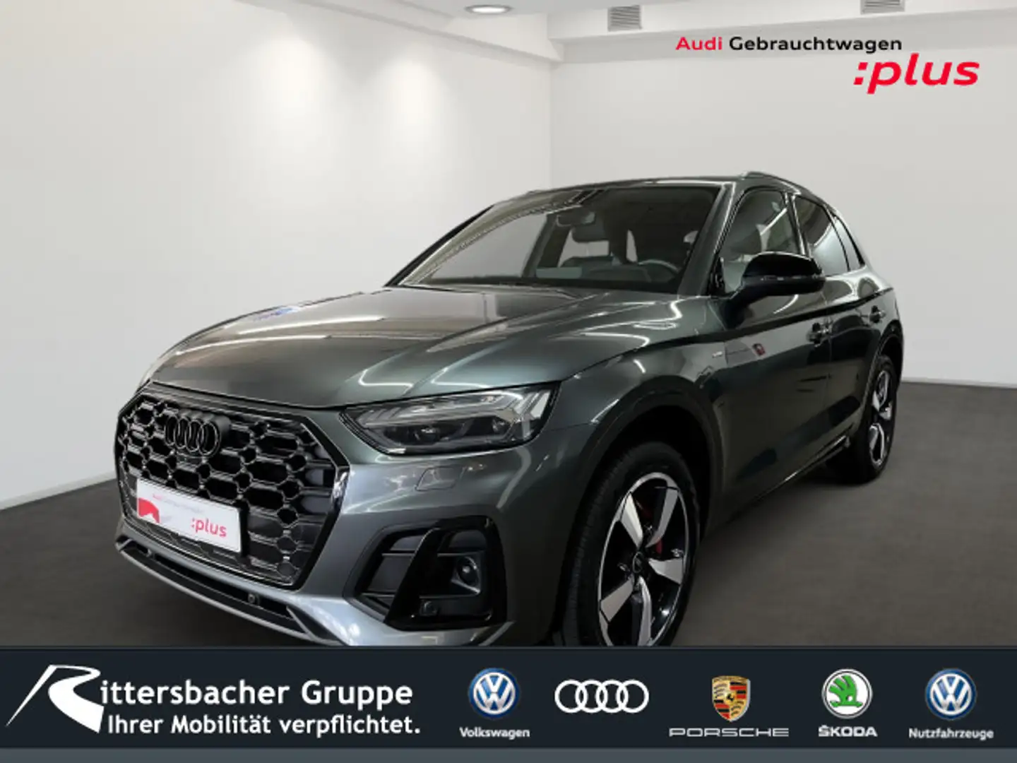 Audi Q5 50 TDI quattro s-line Busi+ParkenPaket AHK PA Grau - 1