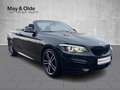 BMW 218 i Cabrio M Sport Navi har/kar LED SHZ RFK Schwarz - thumbnail 4