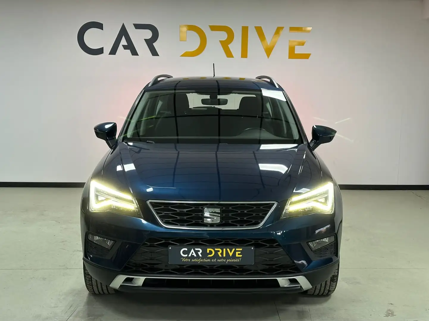 SEAT Ateca 1.0 TSI PDC AV AR/PARKASSIST/CARPLAY/1ER PROPRIO Blauw - 2