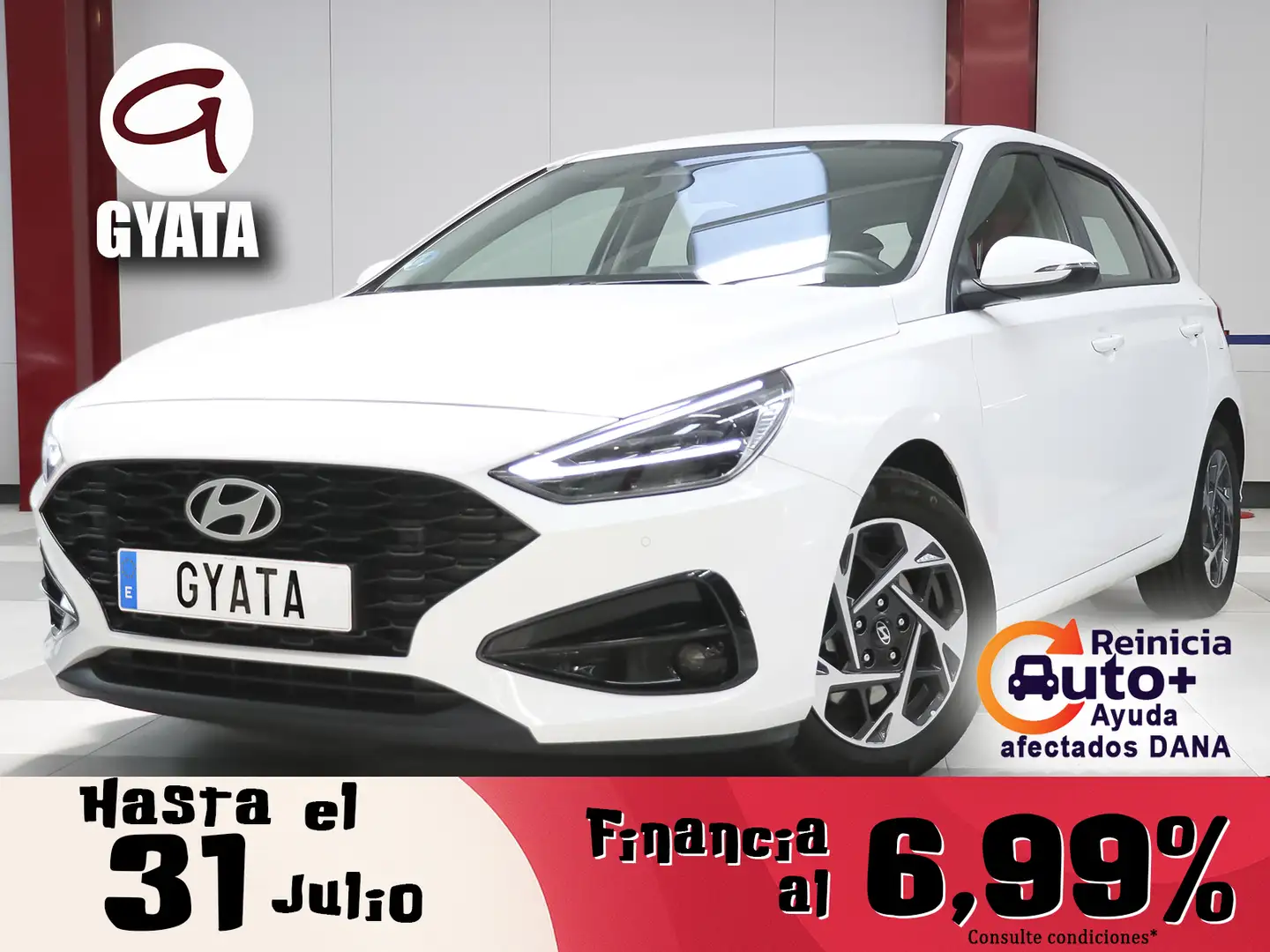 Hyundai i30 1.0 TGDI Klass 48V 100 Blanco - 1