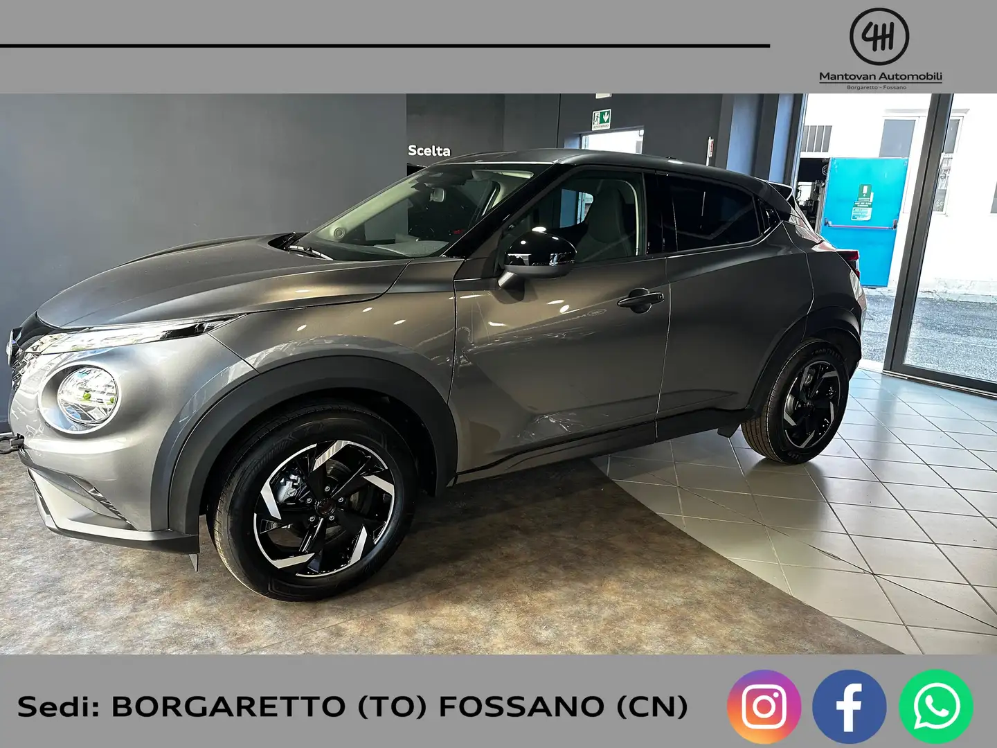 Nissan Juke 1.6 hev Acenta 143cv SENZA VINCOLI vari colori Grigio - 1
