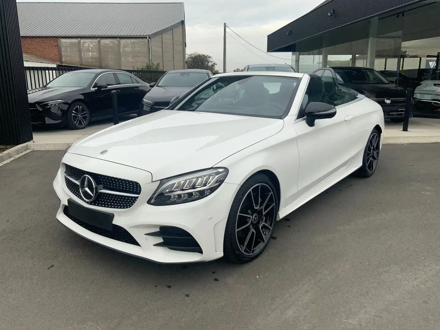 Mercedes-Benz C 180 Cabrio AMG Line/Sfeerverlichting/Nightpakket Blanc - 2